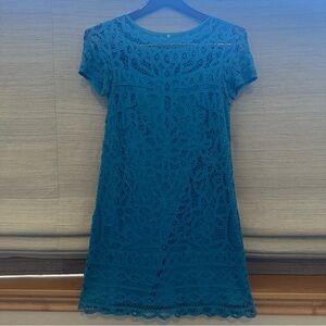 Lilly Pulitzer Vibrant Blue Mary Kate Lace Dress- Size Women’s Small